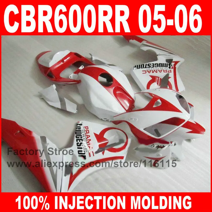 Пользовательские 100% литья под давлением Обтекатели для HONDA CBR 600 RR 2005 2006 CBR600RR 05 06