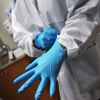 

100pcs Hot Multifunctional Disposable Nitrile Exam Gloves Anti-slip Powder Free Non Latex Non Vinyl Hogard AU10