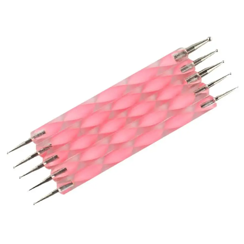 5 X 2 Way 10 Different DIY Nail Art Dot Dotting Tool Pottery Ceramics