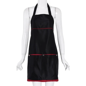 

68x68cm 4 Pockets Pro Salon Barber Hair Cutting Gown Cape Hairdresser Hairdressing Apron New Black Color Hair Styling Tools
