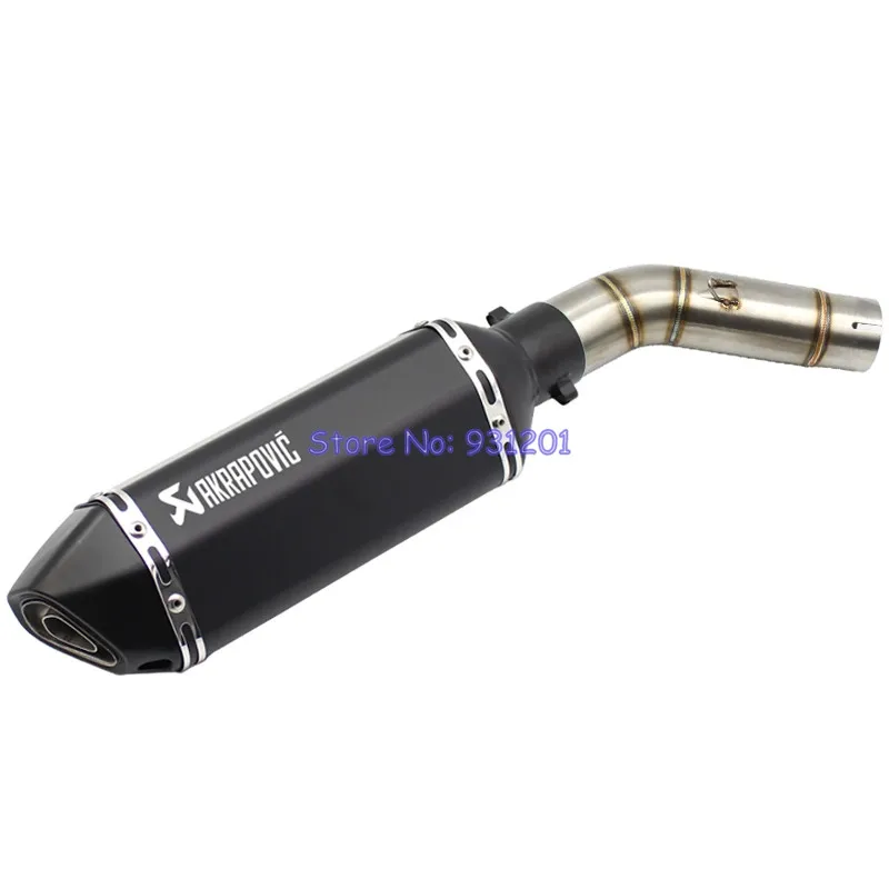 

Motorcycle Slip On for Suzuki K6 GSXR600 GSXR750 K8 (2008) Connect Mid Link Pipe with Akrapovic Exhaust Pipe Muffler Escape