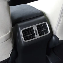 Для Honda CRV CR-V 2012 2013 ABS хром матовый интерьер Авто аксессуары задний кондиционер вентиляционное отверстие рамка Крышка 1 шт