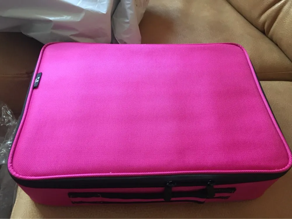 Women High Quality Professional Makeup Organizer Bolso Mujer Cosmetic Case Large Capacity Storage Bag Disassembly Suitcases Women High Quality Professional Makeup Organizer Bolso Mujer Cosmetic Case Large Capacity Storage Bag Disassembly Suitcases