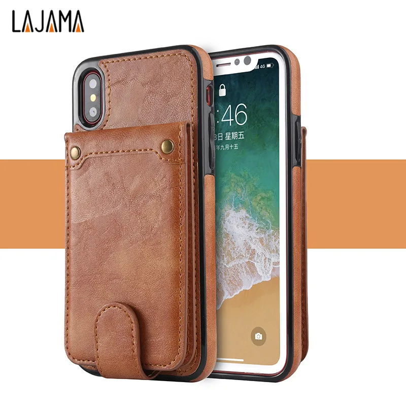 

New For iPhone 6s Removable Leather Case For iPhone 6 6s Plus Cases Luxury Wallet Card Holder Back Cover For iPhone 7 8 Plus X
