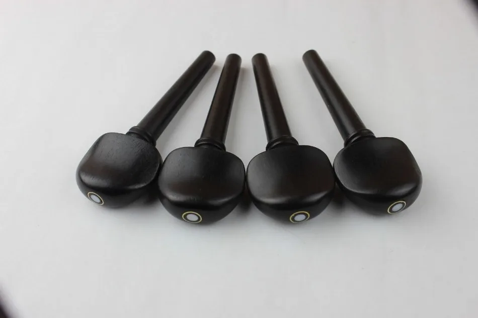 

1 set (4 pcs) Cello Pegs Ebony Cello Tuning Pegs 4/4 size, Cello Accessories
