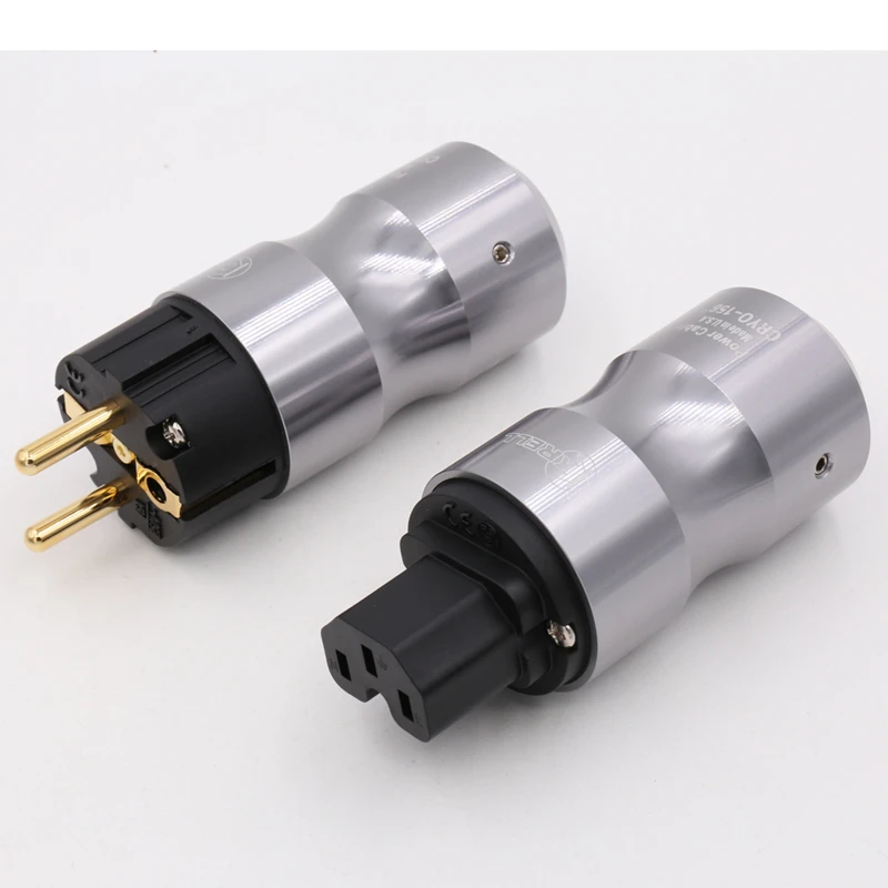Krell-24K-Gold-Plated-Europe-Standard-Male-Mains-AC-Power-Plug-Audio-HIFI-European-Famale-Power (1)