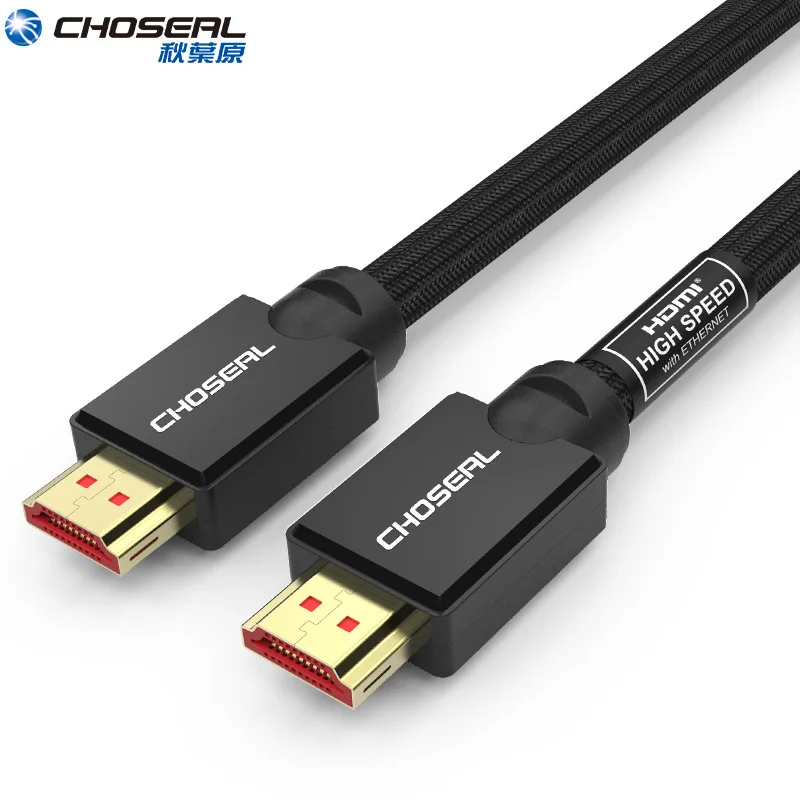 CHOSEAL 4K HDMI кабель высокоскоростной 18 Гбит/с 2 0 3D Ethernet 26AWG Плетеный шнур для apple tv PS4/PS4