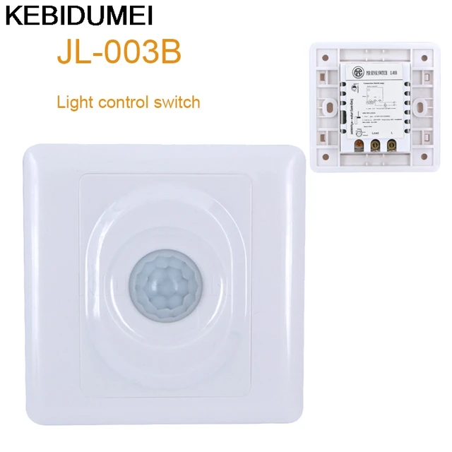 Interruptor de Sensor de movimiento infrarrojo PIR, módulo automático de luz  de encendido y apagado, luz LED, interruptor de Control de luz de inducción  corporal, 110V, 220V - AliExpress