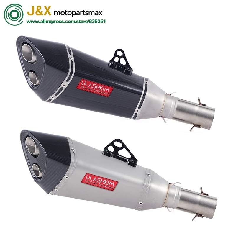 Мотоцикл Полная система глушитель Escape Slip On для Yamaha R6 YZF 2006 2014 средняя звеньевая