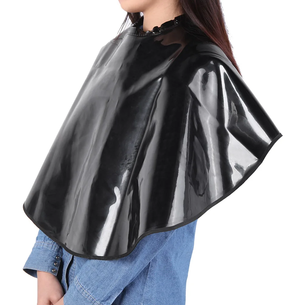 

Black Hairdressing Salon Apron Essential Water Resistant Hair Coloring Cloth Waterproof Hair Coloring Cuttin Hair Accessory