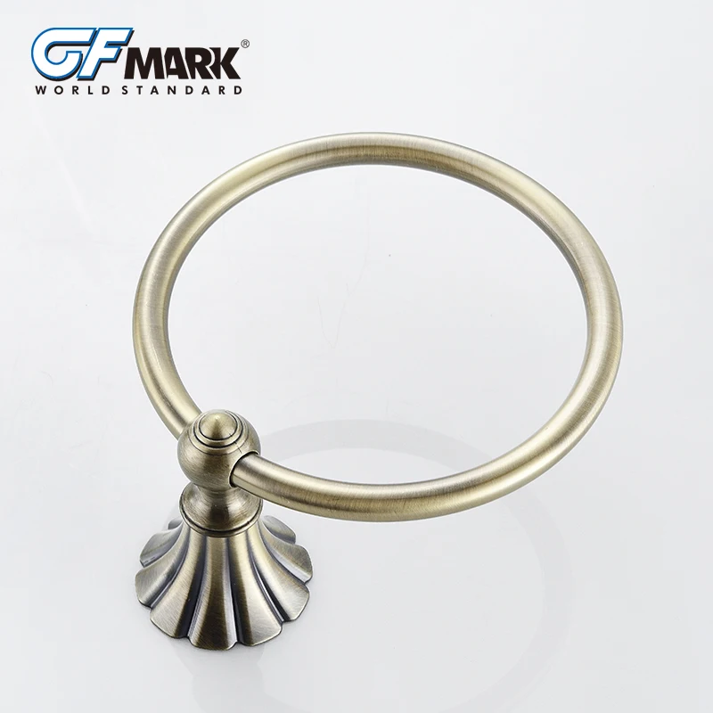 GFmark антикварное кольцо для полотенца Держатель Бронзовый Матовый Европейский