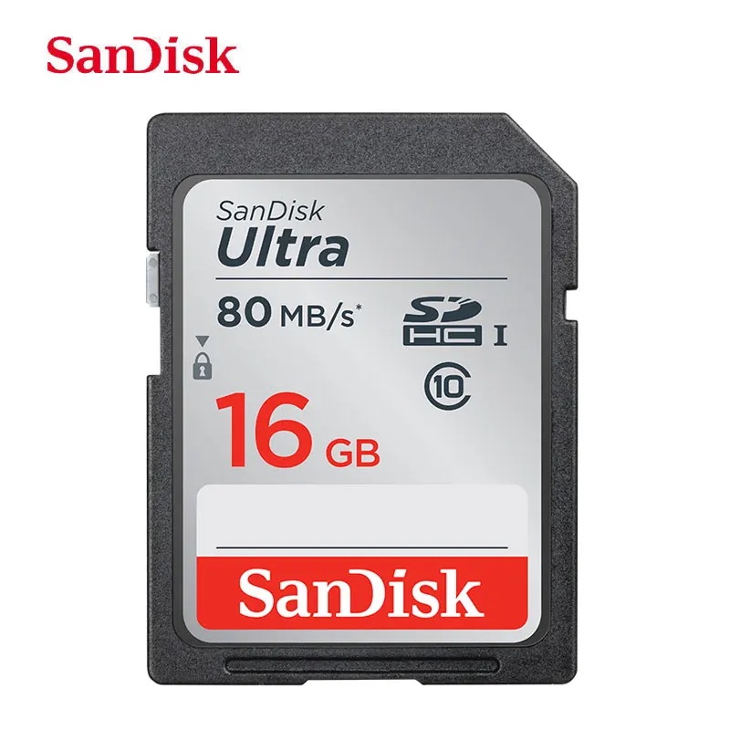 SANDISK SD карта 16G U1 32 Гб SDHC 64 Гб 128 ГБ SDXC класс 10 карта памяти для 1080p full-HD 3D 4K видео DSLR камера HD видеокамера