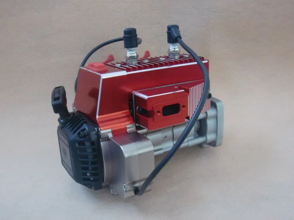 Двухцилиндровый газовый двигатель высокой мощности 60CC MCD Losi 5ive T DBXL HPI KM Rovan aja 5B 5T 5SC