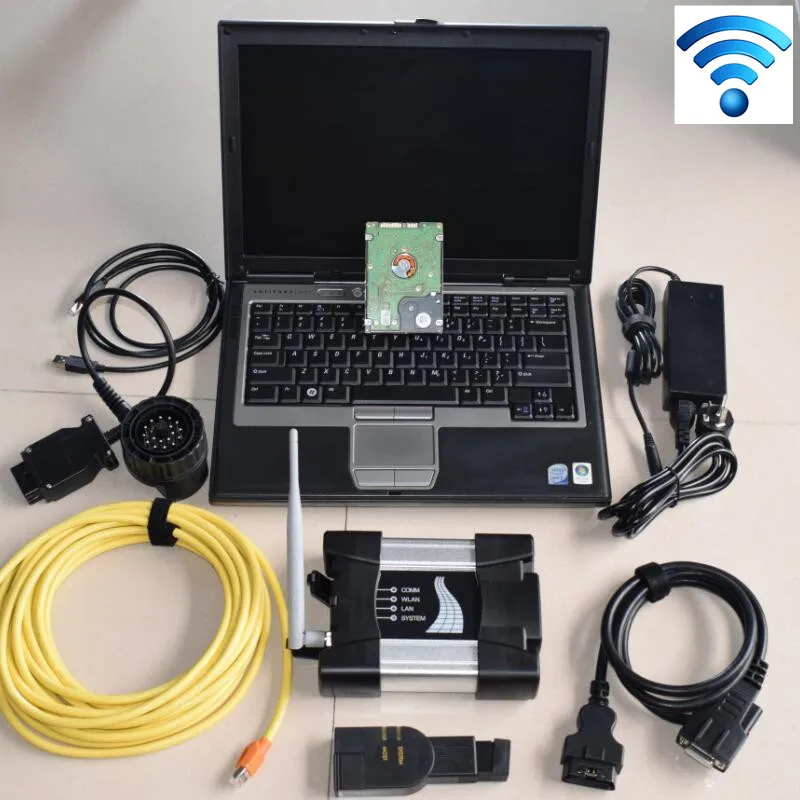  Super MB Star C5 para BMW Icom next WIFI herramienta de diagnóstico con D630 instalado bueno con el