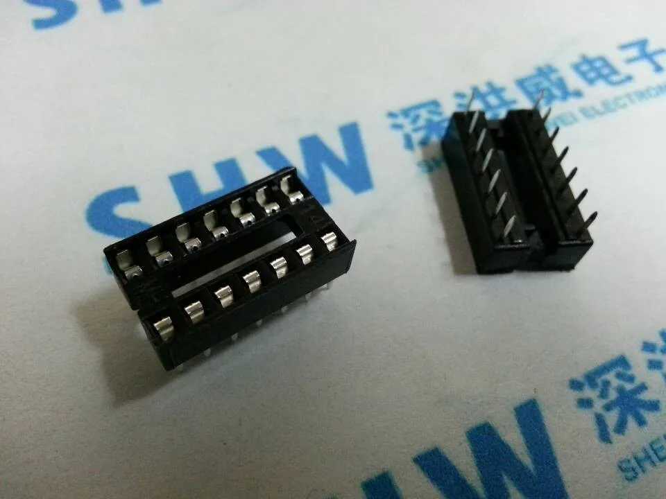 10PCS DIP 14P IC chip socket 14PIN IC socket integrated circuit sockets