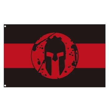 

Spartan race Flag for decoration spartan flag polyester banner 90*150cm/3x5FT