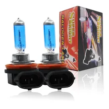 Автомобильная фара 2 шт. Автомобильная галогеновая лампа H11/H8/H9 100 Вт галогенная лампа яркая белая Автомобильная фара лампочки лампочка лампа