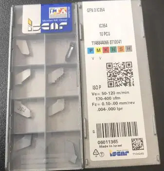 

10PCS ISCAR CARBIDE INSERT GFN 3 IC354