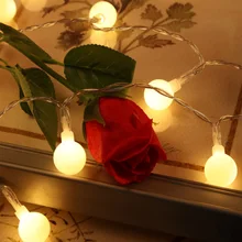 5 м 50 светодиодный гирлянды праздничное освещение сказочные гирлянды для помещений и улицы Рождественские Свадебные украшения