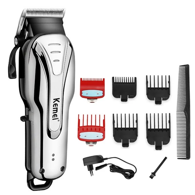 Мощная профессиональная машинка для стрижки волос для мужчин перезаряжаемая электрическая машинка для стрижки волос стрижка парикмахерский инструмент Проводные/беспроводные