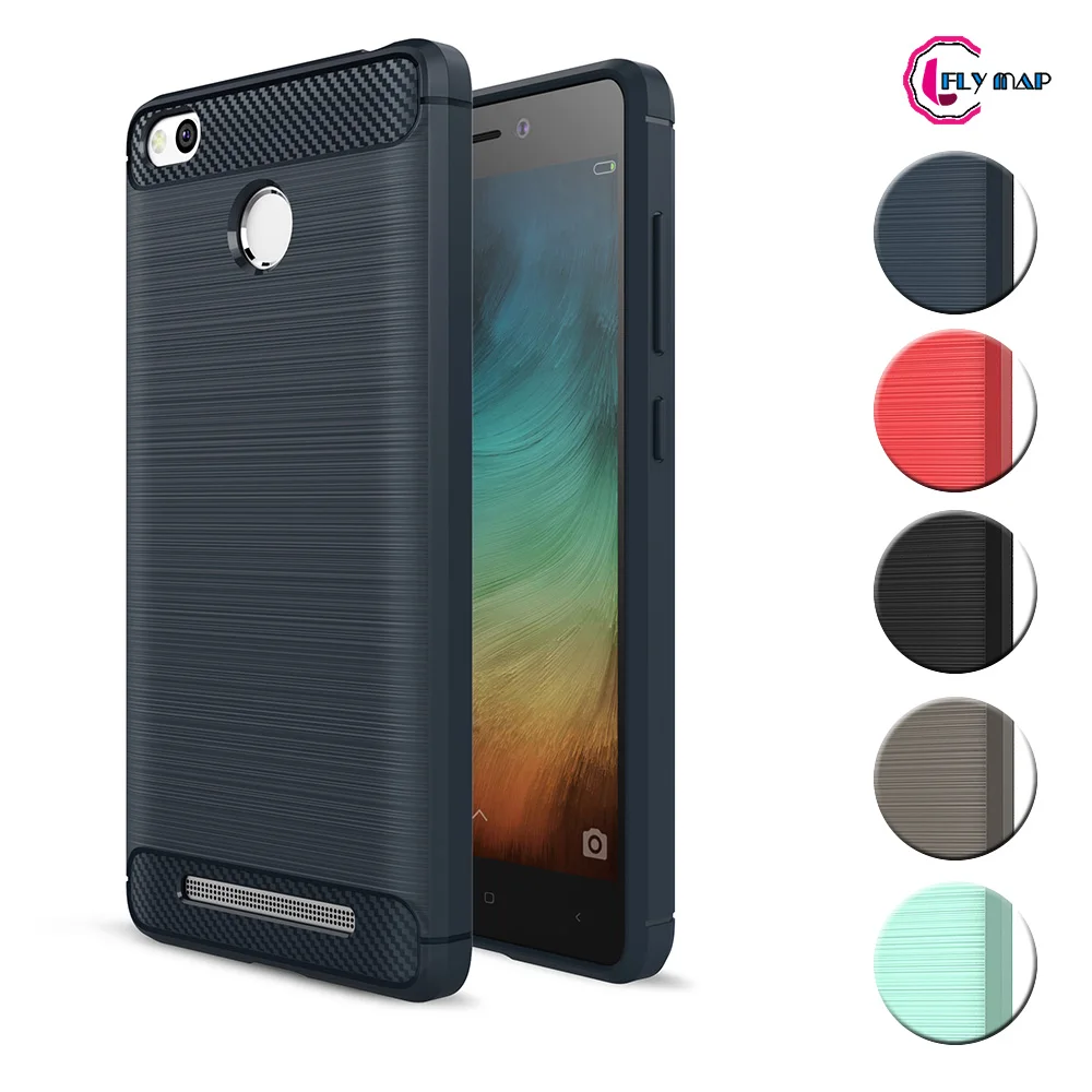 

TPU Case for Xiaomi Redmi 3S 3 S Redmi3S Soft Silicone Carbon Fibe Case Mobile Phone Cover for Xiaomi Redmi S3 Red mi 3S Coque