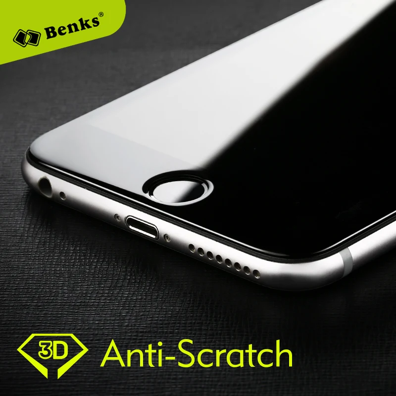 imágenes para Benks Alta Configuración de Zafiro Recubrimiento Protector De Vidrio Templado Para el iphone 6 6 s, Más resistente A Los Arañazos Y Anti-borde Añicos imágenes para Benks Alta Configuración de Zafiro Recubrimiento Protector De Vidrio Templado Para el iphone 6 6 s, Más resistente A Los Arañazos Y Anti-borde Añicos