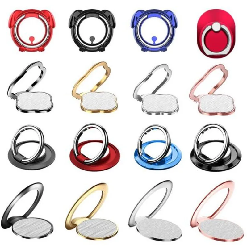 UVR Phone Ring Stand Ultra Thin Dog Circle Finger Ring Holder Kickstand For iPhone 8 7 Plus Samsung Galaxy S8 Xiaomi Cell Phones UVR Phone Ring Stand Ultra Thin Dog Circle Finger Ring Holder Kickstand For iPhone 8 7 Plus Samsung Galaxy S8 Xiaomi Cell Phones