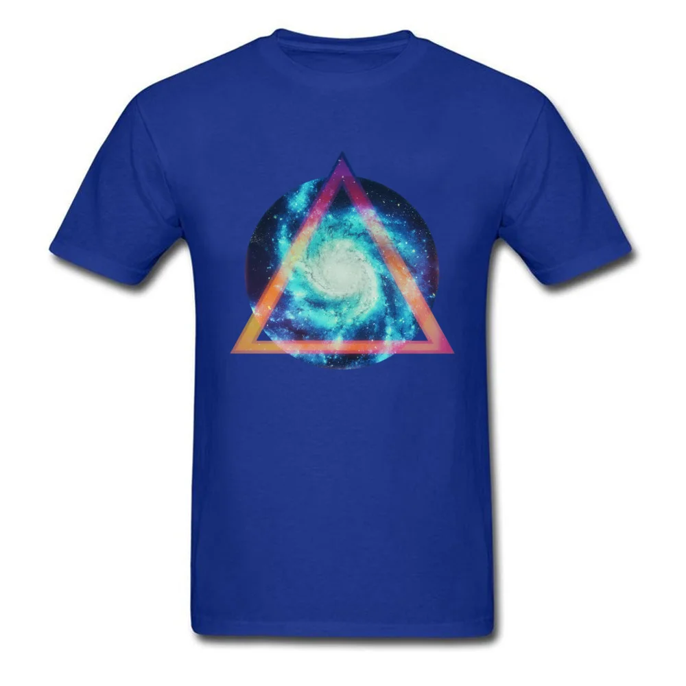 Space galaxy - triangle_blue
