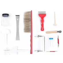 13 шт., оборудование для пчеловодства, набор инструментов из нержавеющей стали, скребок, щетка, вилка, профессиональные инструменты для пчеловодства, Набор садовых принадлежностей