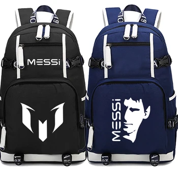 

New Messi Large Capacity Rucksack Students Daily Backpack High Quality Travel Shoulder Backpack Men Women Teens Laptop Bag