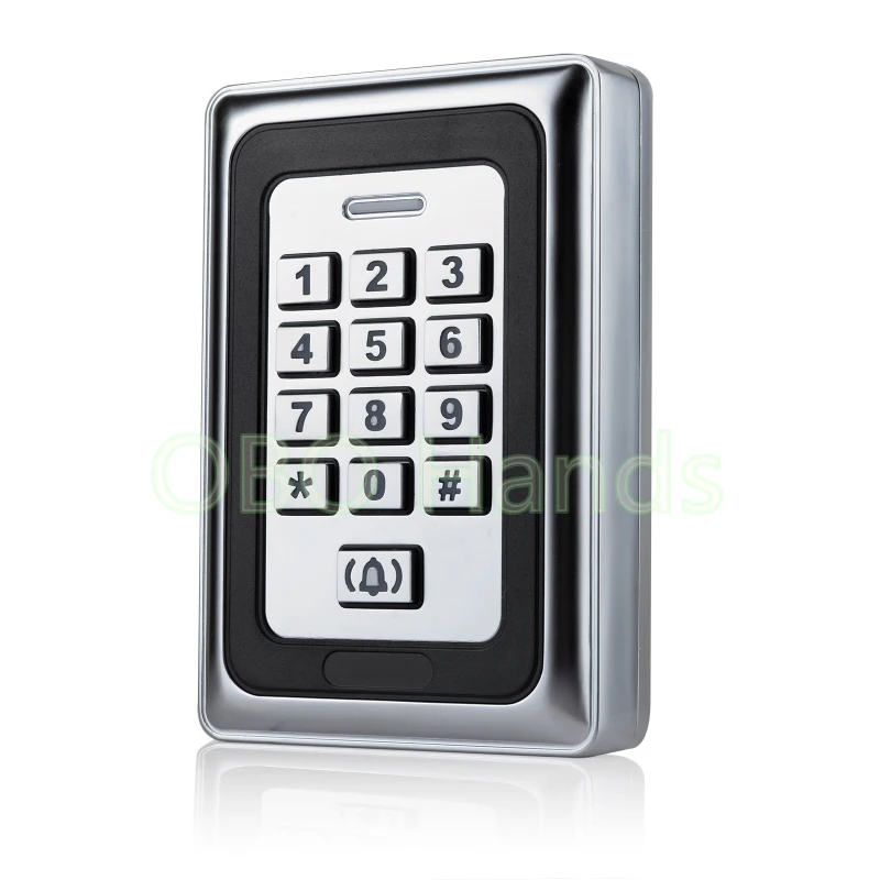 RFID Sliver Waterproof Metal Access Control Lock Keypad For Door