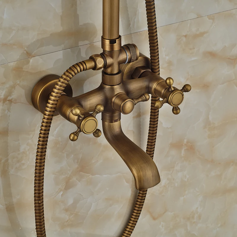 2016-New-Shower-Set-Column-Dual-Handles-Bath-and-Shower-Faucet-Mixer-Taps-Antique-Brass-Finished (4)