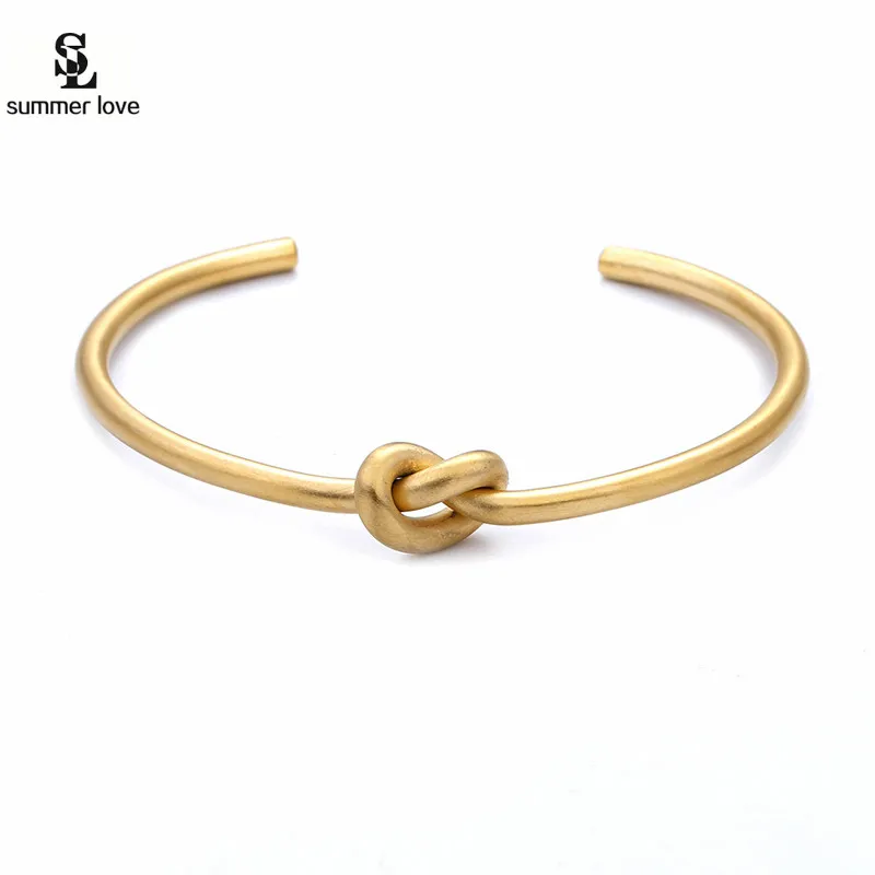 Fashion Jewelry Stainless Steel Knot Bracelets & Bangles Lover Bracelet