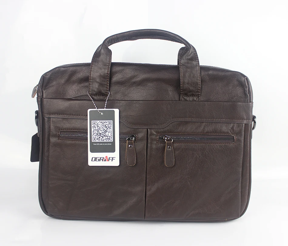 OGRAFF, натуральная кожа, мужская сумка, мужская сумка, дизайнерская сумка-мессенджер, мужской портфель, мужская сумка на плечо