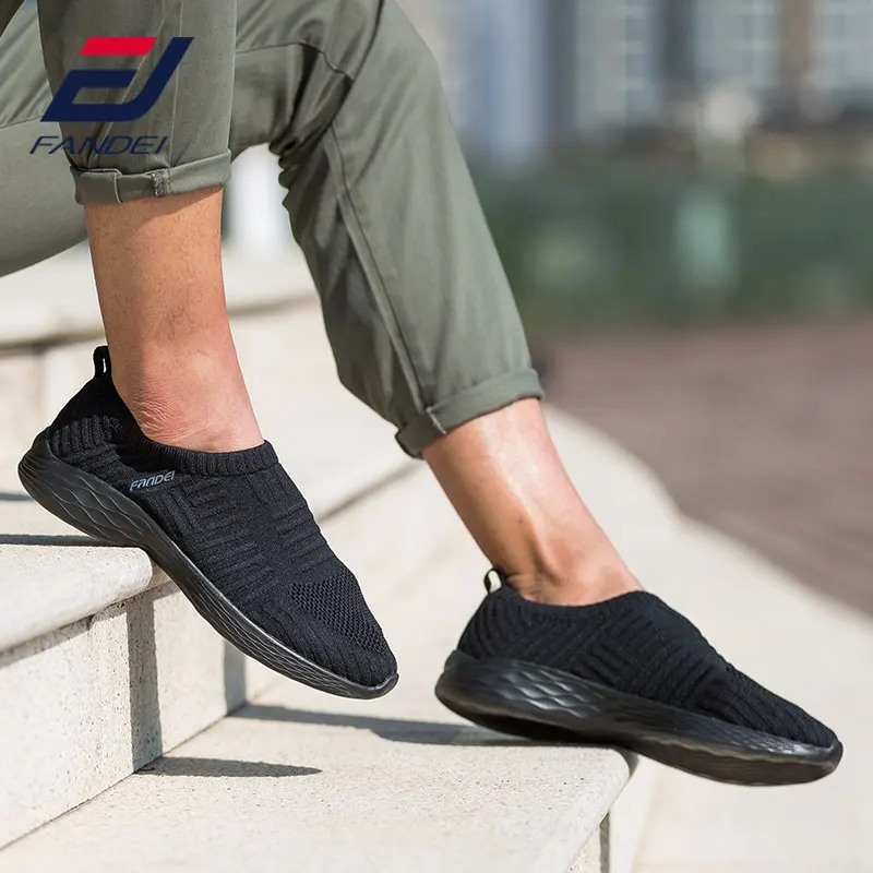 FANDEI running shoes for men breathable mesh sport shoes men light men sneakers slip-on walking jogging shoes men cushioning FANDEI running shoes for men breathable mesh sport shoes men light men sneakers slip-on walking jogging shoes men cushioning