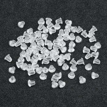 

500pcs 5*3mm Earring Back Plug Cap Nail Accessories Anti-allergic Anti-inflammatory DIY Jewelry Accessories
