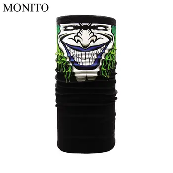 

2019 Magic Halloween Scarf Mask Motorcycle Moto Winter Windproof Face Sun Ski Balaclava Bandana Masks Fashion Ghost Skull Mask
