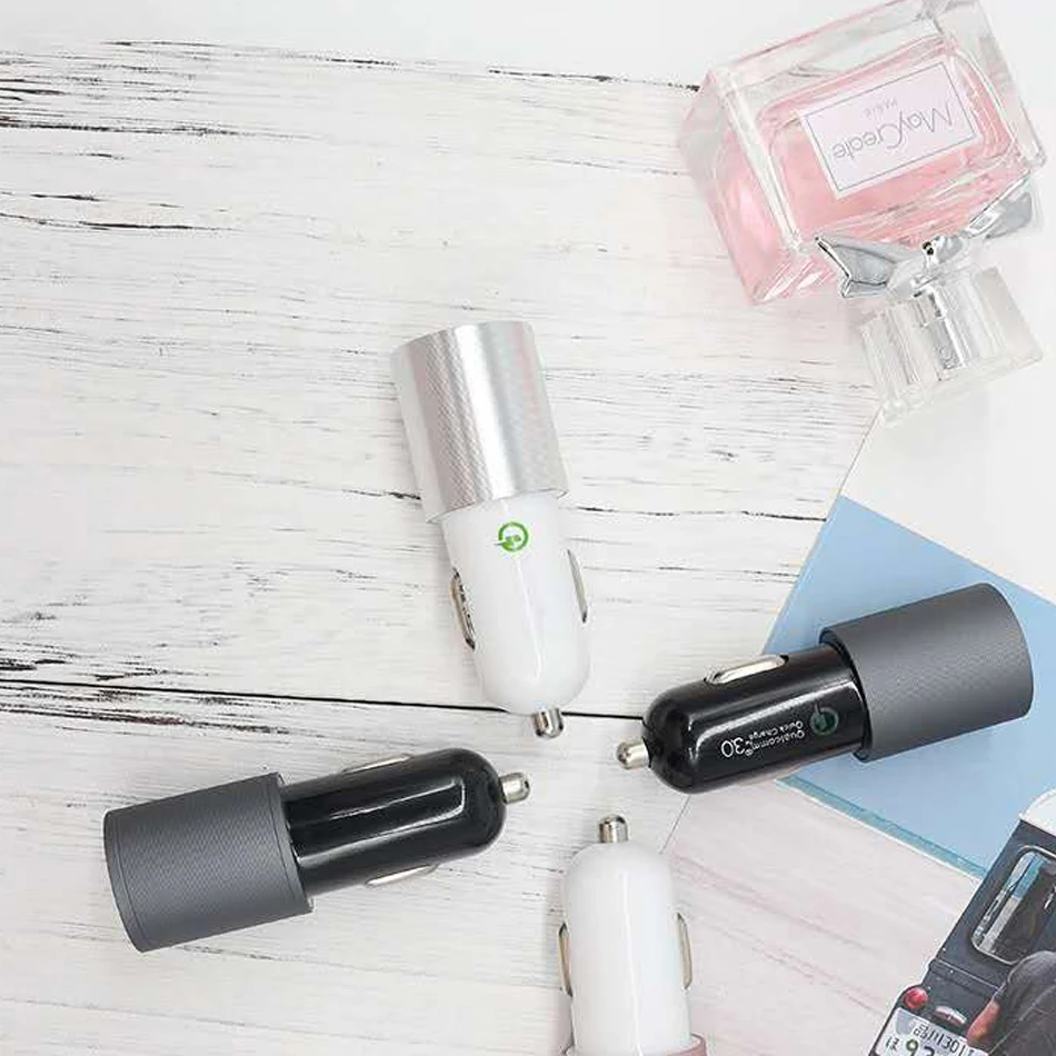 Quick Charge 4.0 3.0 USB Car Charger For Samsung S10 Huawei P30 QC4.0 QC3.0 QC Fast PD USB C Car Charging Phone Charger090909