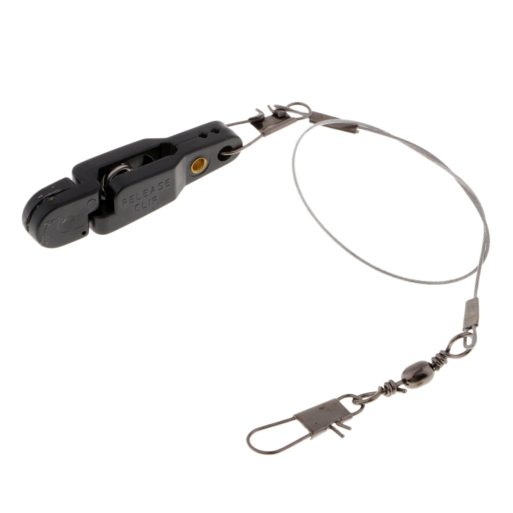 Snap Weight Line Leader Release Clip with Leader for Planer Board Offshore Fishing Downrigger Accessories