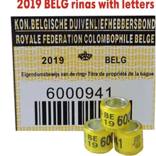 BELG кольцо для лапки голубя с картами Кольца Птицы 20 шт