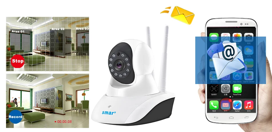 Smar Wireless 1080P IP Camera Home Security WIFI IP Camera Surveillance Camera Night Vision CCTV Camera Baby Monitor 19201080 (6)