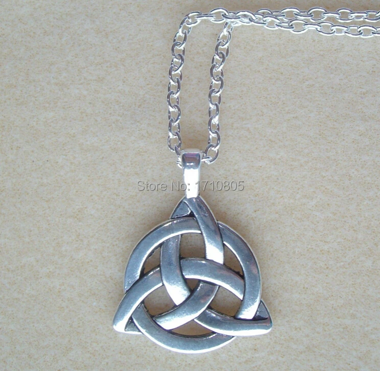 Fashion Vintage Silvers Celtic Triquetra Trinity Knot Charms Pendants For Bracelets DIY Jewelry Findings Free 10PCS B002 Fashion Jewelry