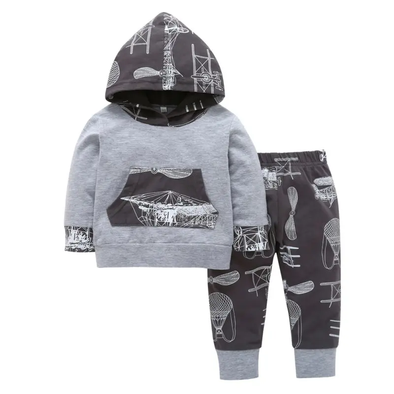 Baby boy set Infant Clothes Baby Clothing Sets Baby Boys Camouflage Camo Hoodie Tops Long Pants 2Pcs Outfits Set Clothes