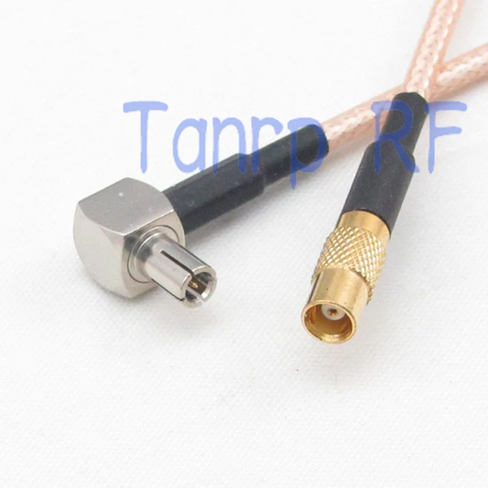 

8in MCX female jack to TS9 male right angle RF adapter connector 20CM Pigtail coaxial jumper cable RG316 extension cord