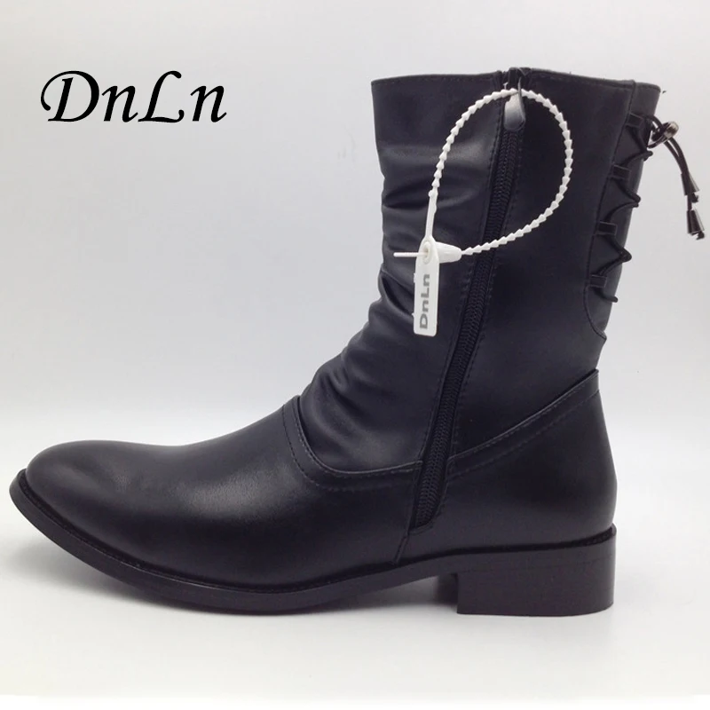 

British style Boots Winter Spring Top quality Zip Soft Leather Men Black Boots,Handmade Snow Pointed Toe Shoes Men 2#D30