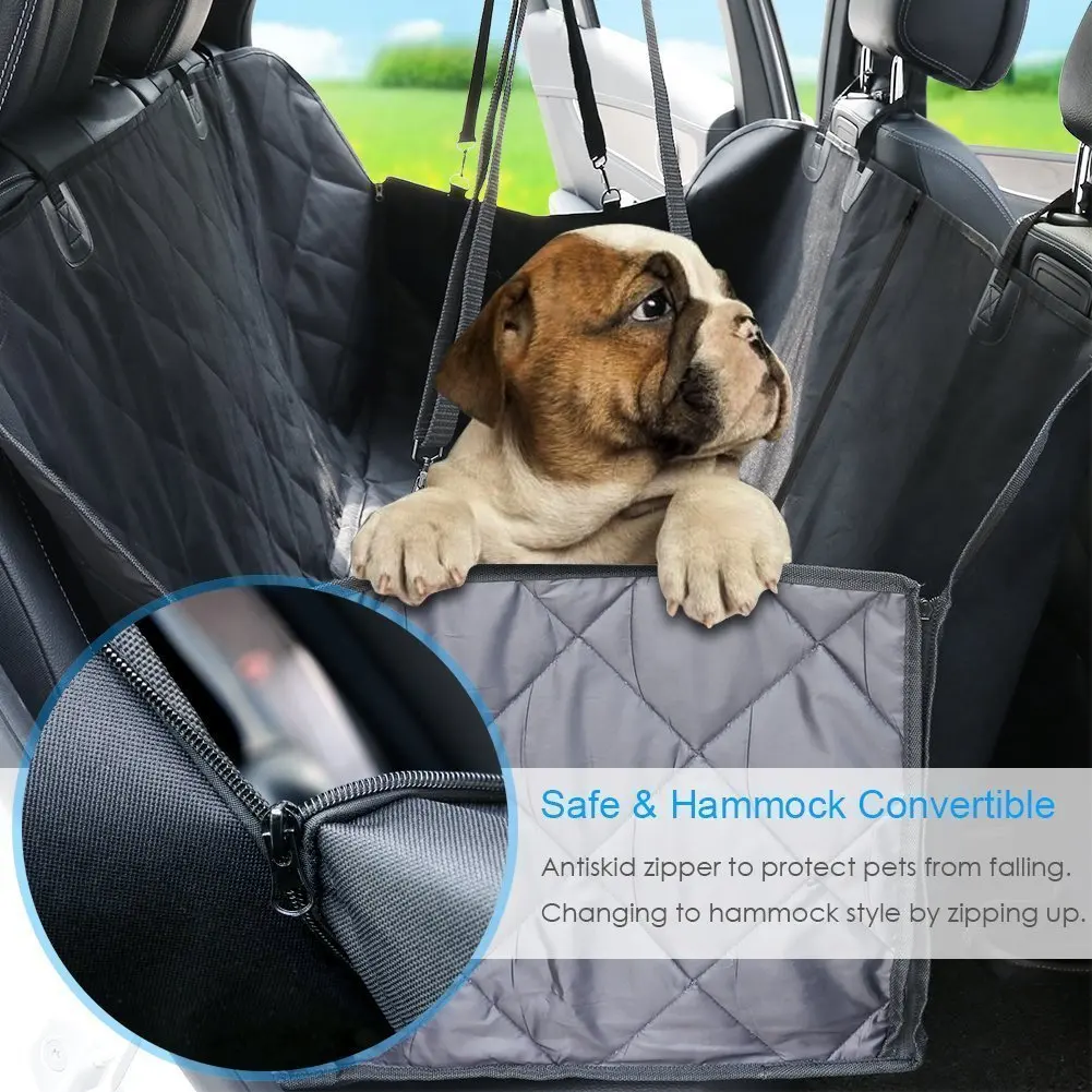 Practical Dog Seat Cover Car Seat Cover for Pets Pet Seat Cover Hammock Scratch Proof Nonslip Durable Soft Pet Back Seat Cover