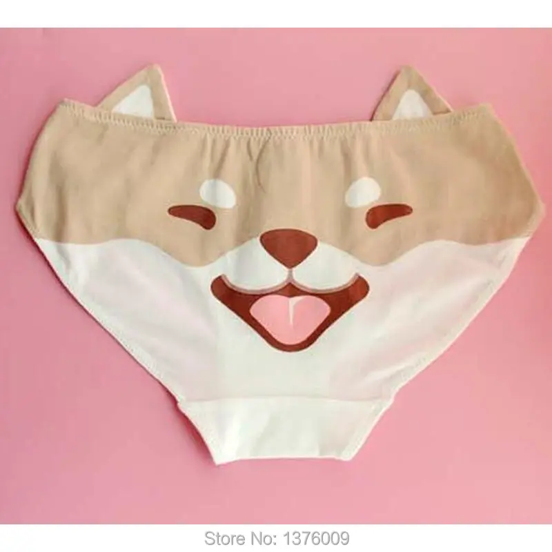Super Kawaii Women Panties Shiba Inu Doge Lovely Cotton Briefs Female Underwear Lingerie Underwears Harajuku Girls Style
