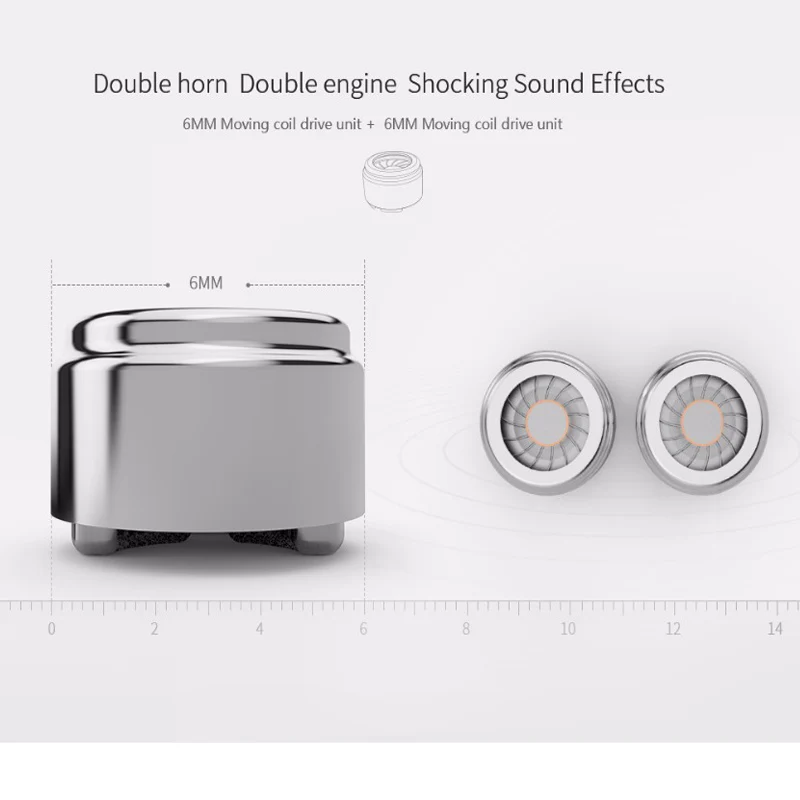 Металлические наушники YTOM T9 Pro Hi Fi с супербасами вкладыши микрофоном двойное