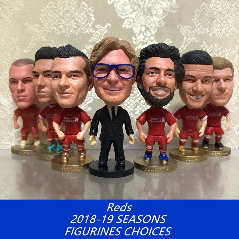 

Soccerwe Football Star Dolls 6.5 cm Height Resin Reds Torres Klopp Gerrard Salah Shaqiri Firmino Figurine Choices 2019 Season