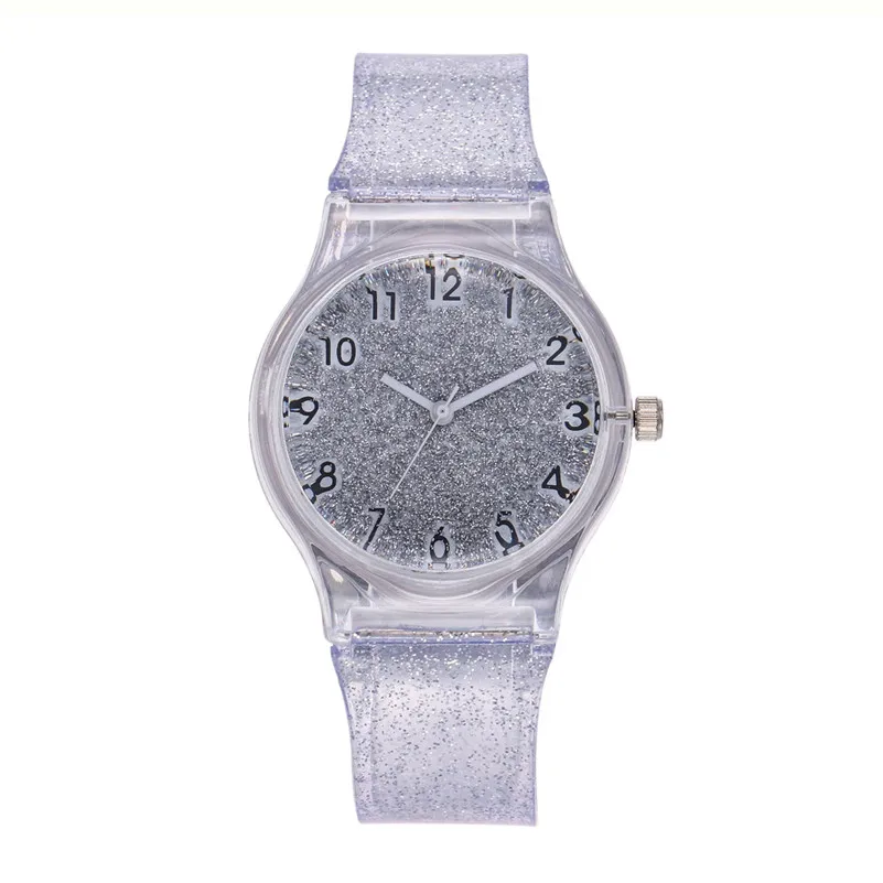 Fashion women's watches girl's Silicone Band Analog Quartz Round Wrist Watch Bracelet Dress Wrist Watch clock Reloj mujer M23 (6)